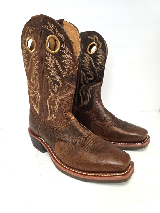 Ariat Other - Ariat Men's 10002227 Heritage Roughstock Square Soft Toe Western Boot Brown 9.5D